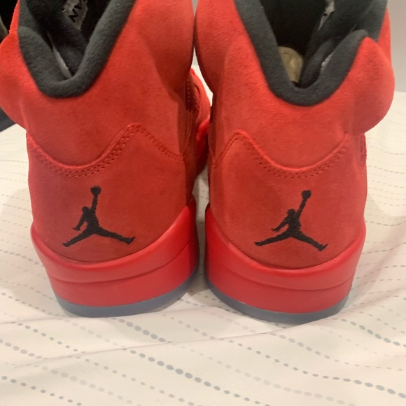 Jordan 5 Red Suede Brand New main image 7